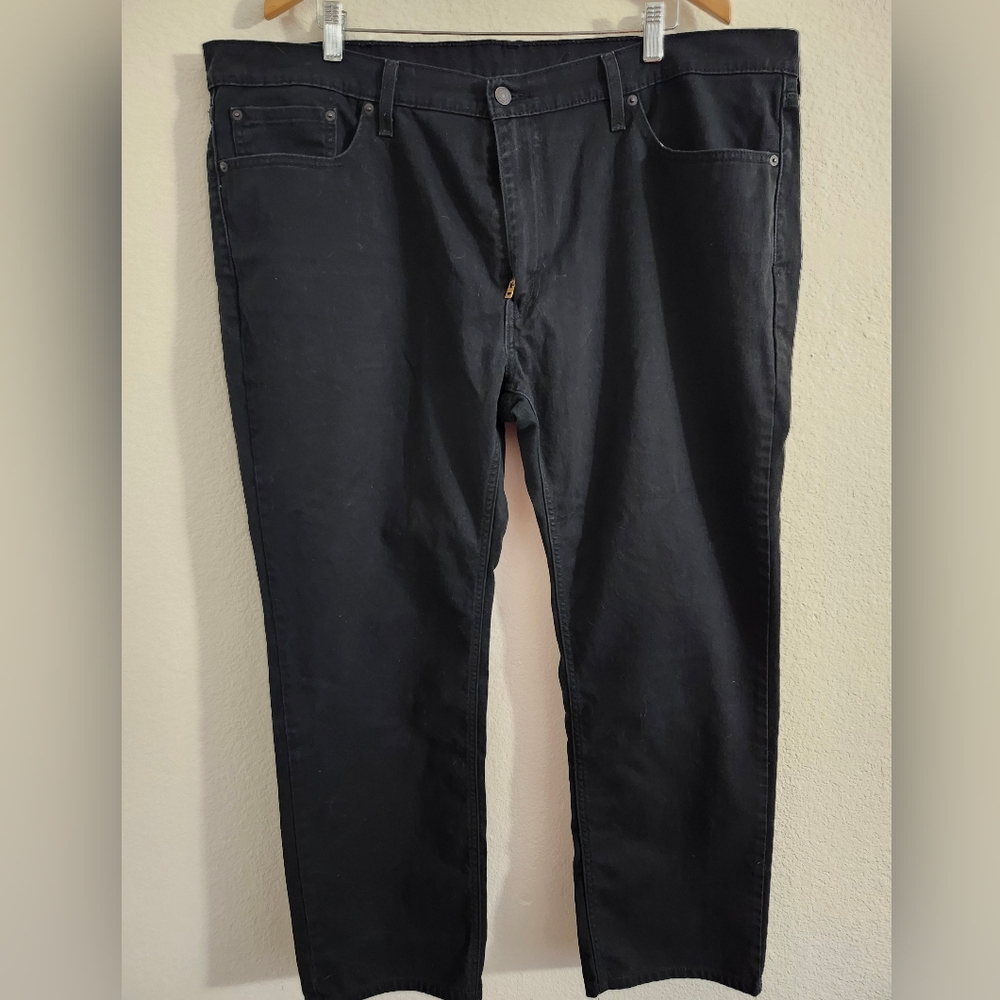 Levi's Men's Slim Black Jeans 44x32 541 Jeans